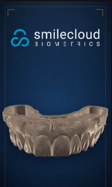 Capa da trilha de SmileCloud: modelo digital de arcada usado no desenho do sorriso.
