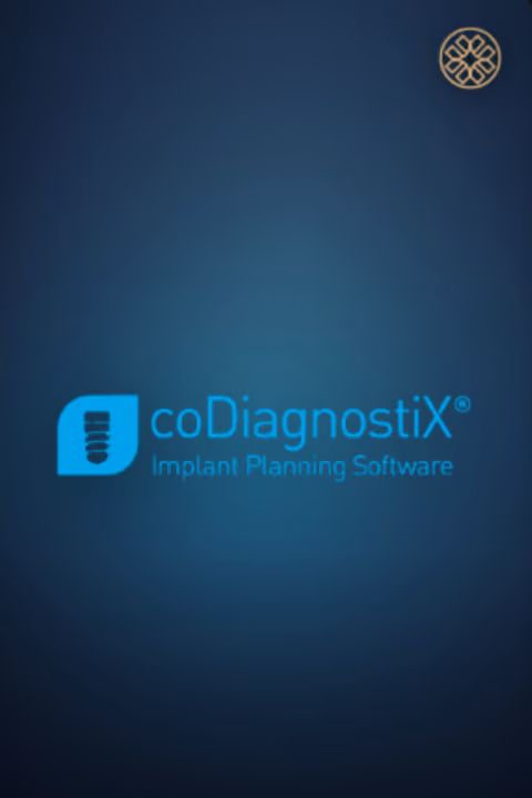 Capa do módulo de atualizações, com o logotipo do coDiagnostiX sobre fundo azul.